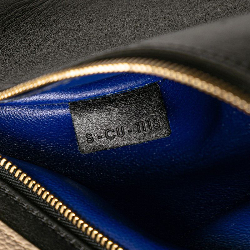Celine Celine Celine Trapeze Leather Suede 2way Bag Leather Shoulder Bag Size ONE SIZE - 9 Thumbnail