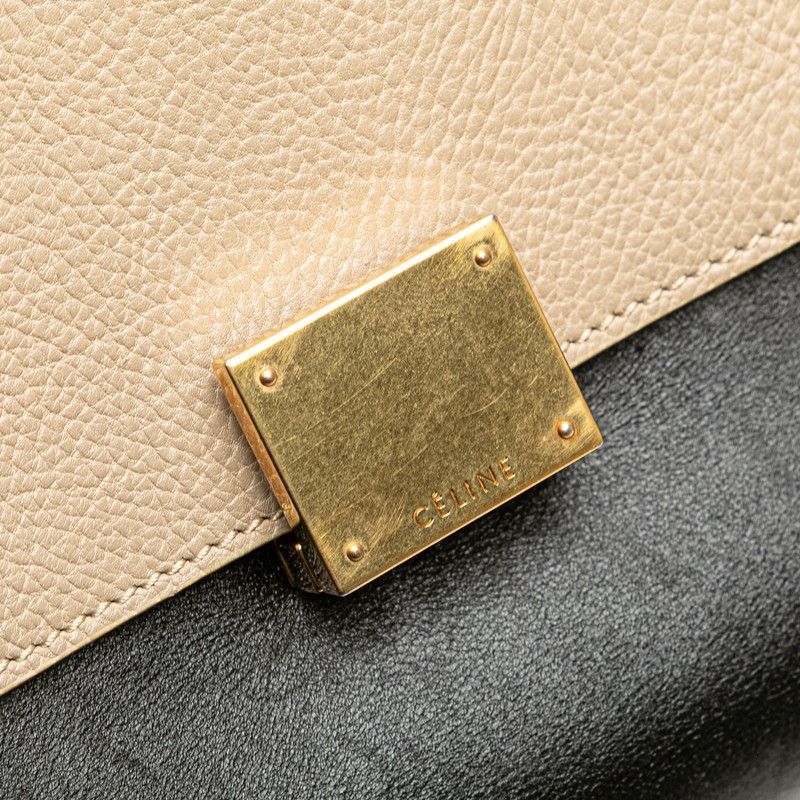 Celine Celine Celine Trapeze Leather Suede 2way Bag Leather Shoulder Bag Size ONE SIZE - 6 Thumbnail