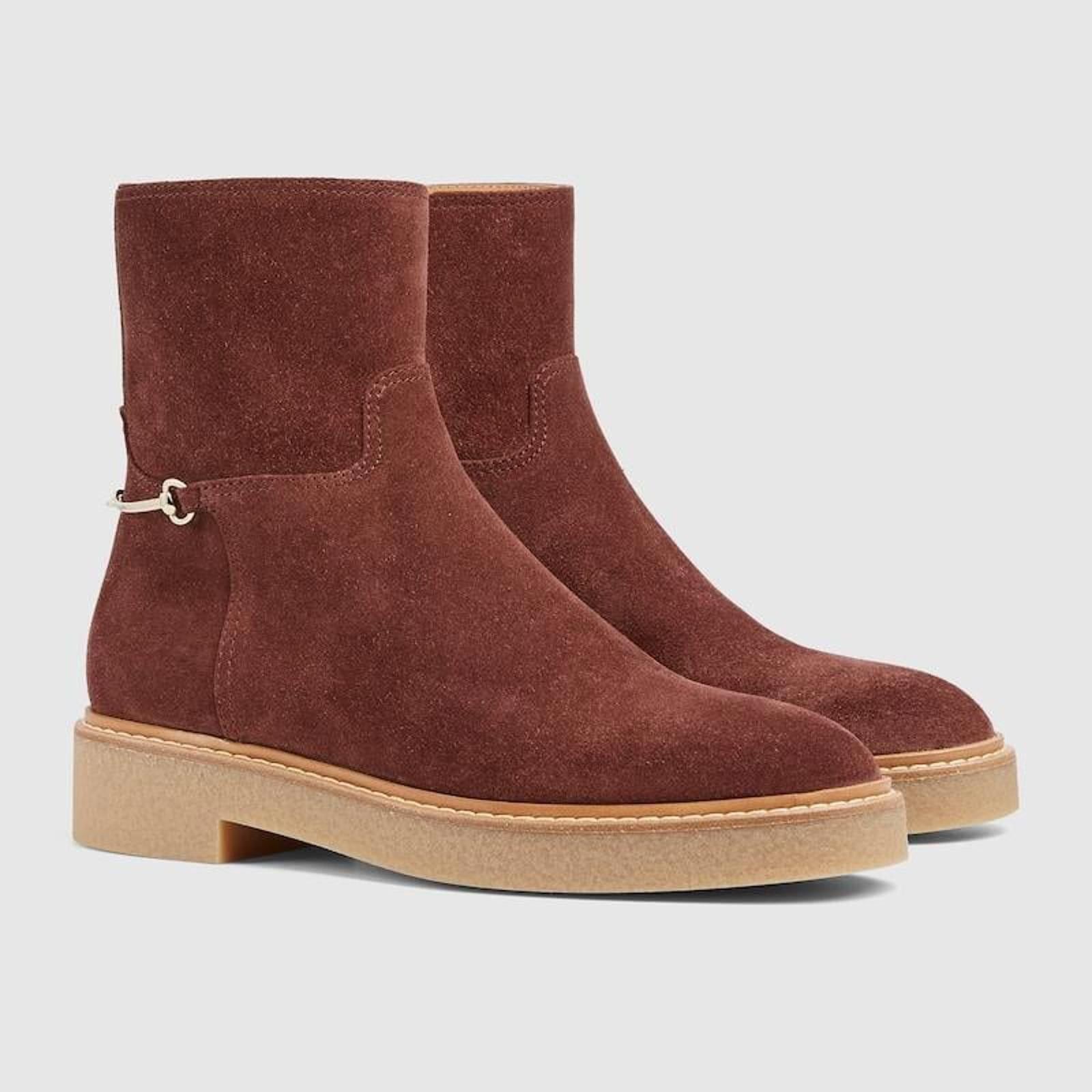 Gucci Gucci Slim Horsebit Ankle Boots SIZE 40 Size ONE SIZE - 2 Thumbnail