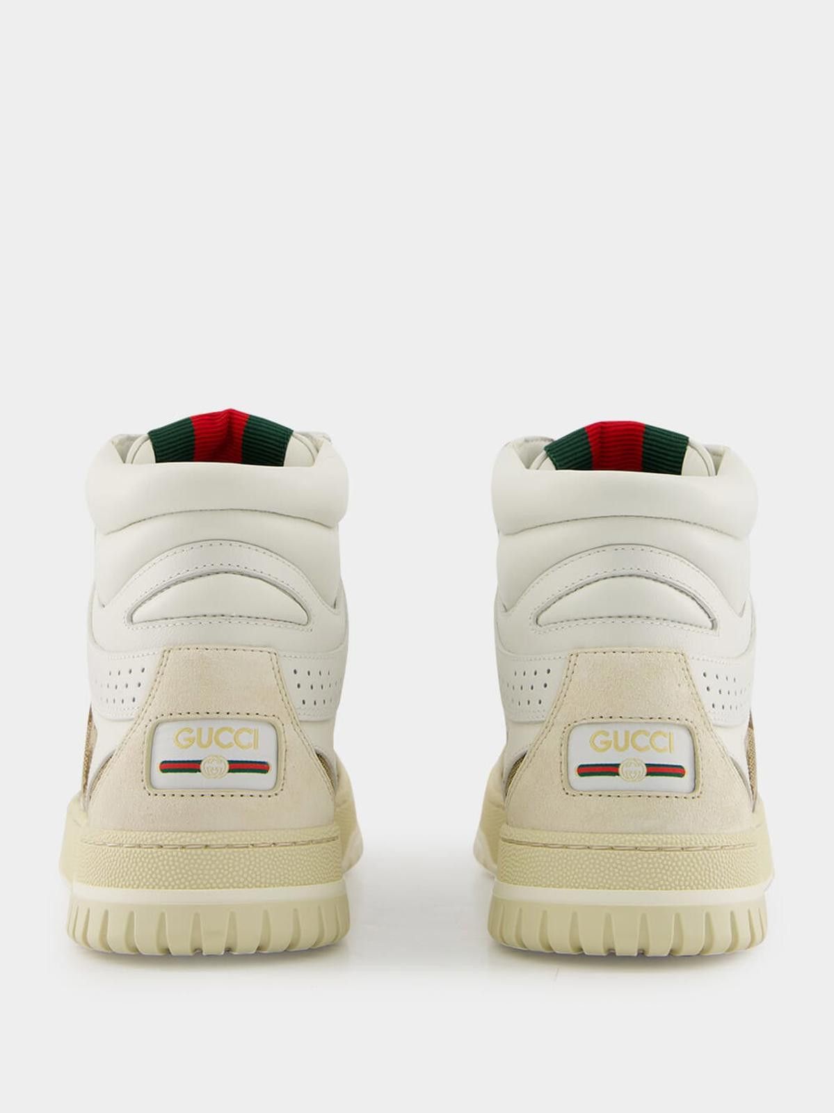 Gucci Gucci Re-Web High Top Women Sneakers SIZE 37 Size ONE SIZE - 4 Thumbnail