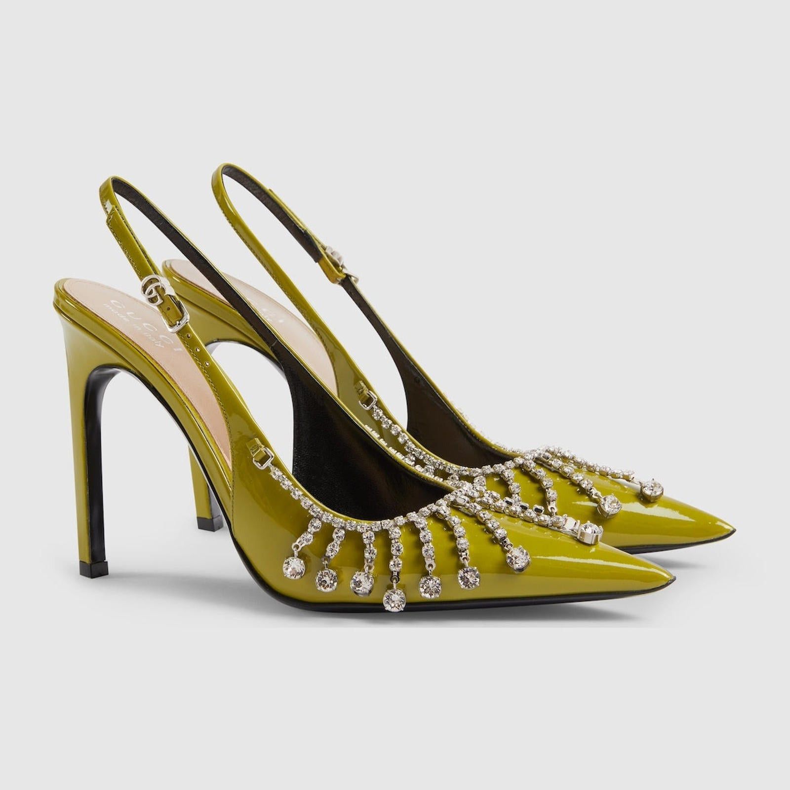 Gucci Gucci Crystal Chain Pumps SIZE 41 Size ONE SIZE - 2 Thumbnail