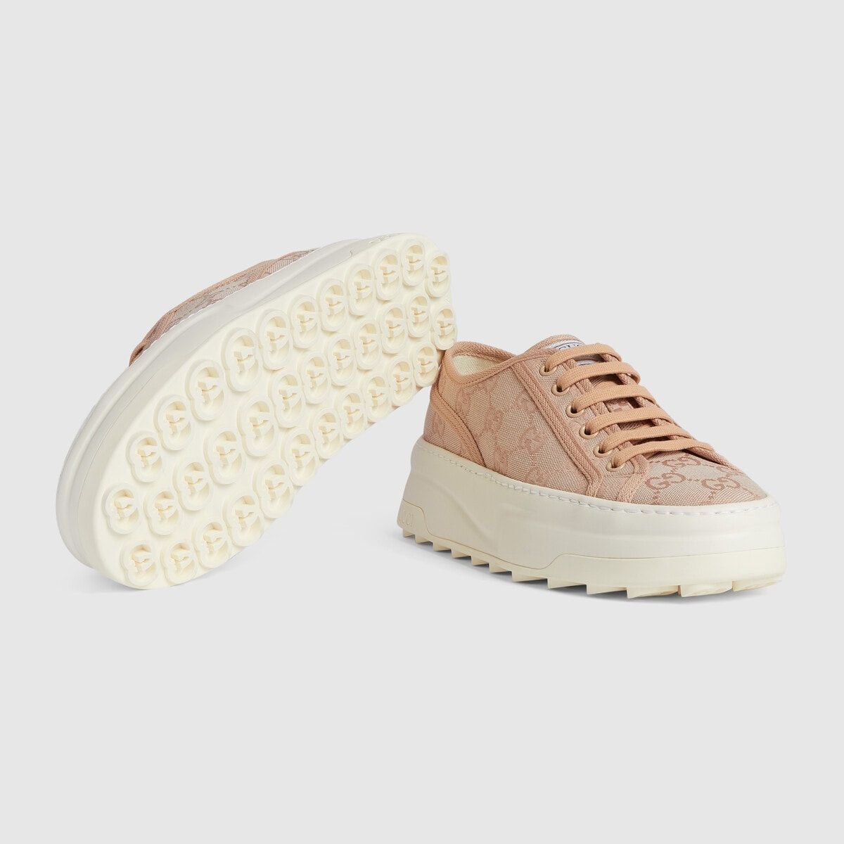 Gucci Gucci GG Canvas Sneakers SIZE 36 Size ONE SIZE - 4 Thumbnail