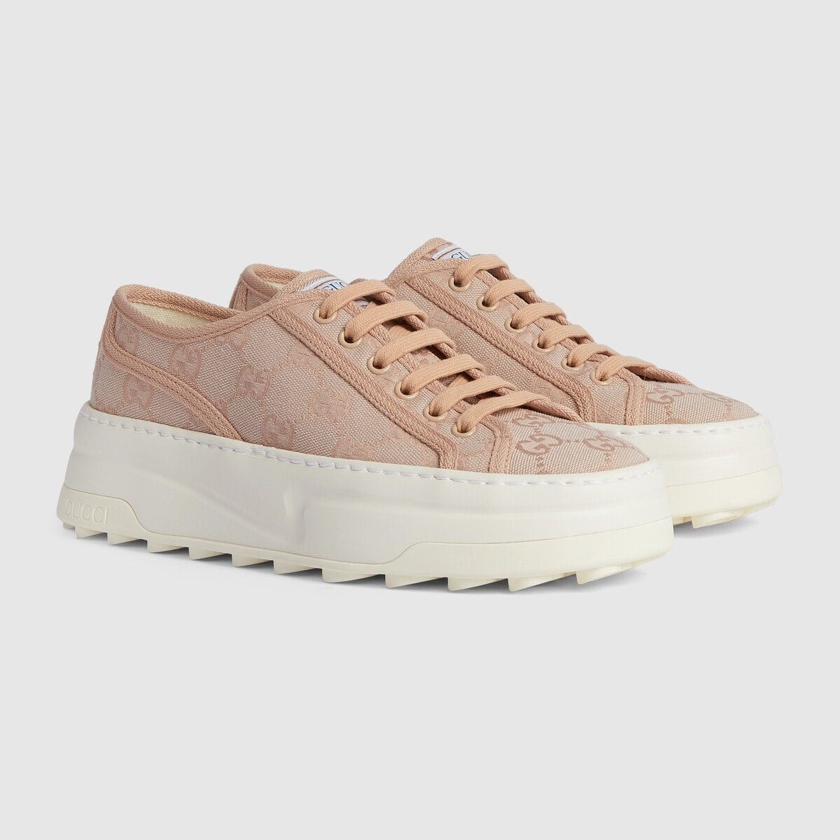 Gucci Gucci GG Canvas Sneakers SIZE 37 Size ONE SIZE - 2 Thumbnail