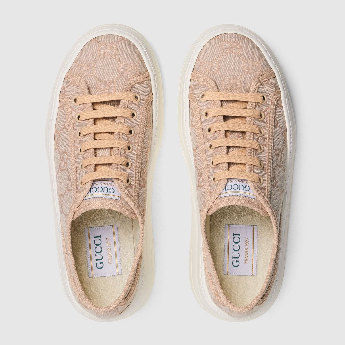 Gucci Gucci GG Canvas Sneakers SIZE 35.5 Size ONE SIZE - 3 Thumbnail