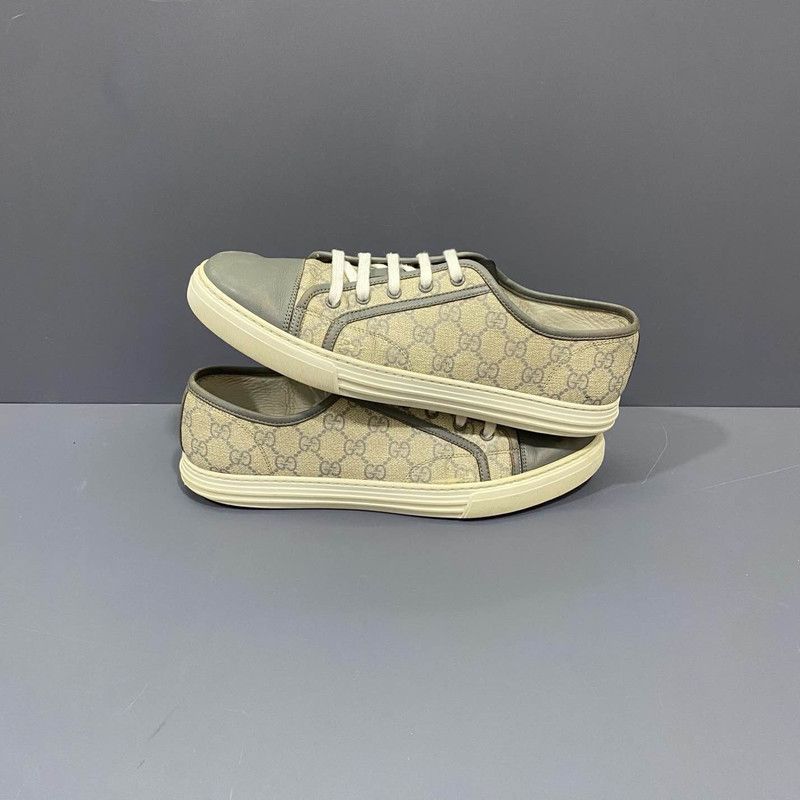 Gucci Gucci Stylish Casual Grey-Brown Sneakers for Men Size US 10.5 / EU 43-44 - 6 Thumbnail