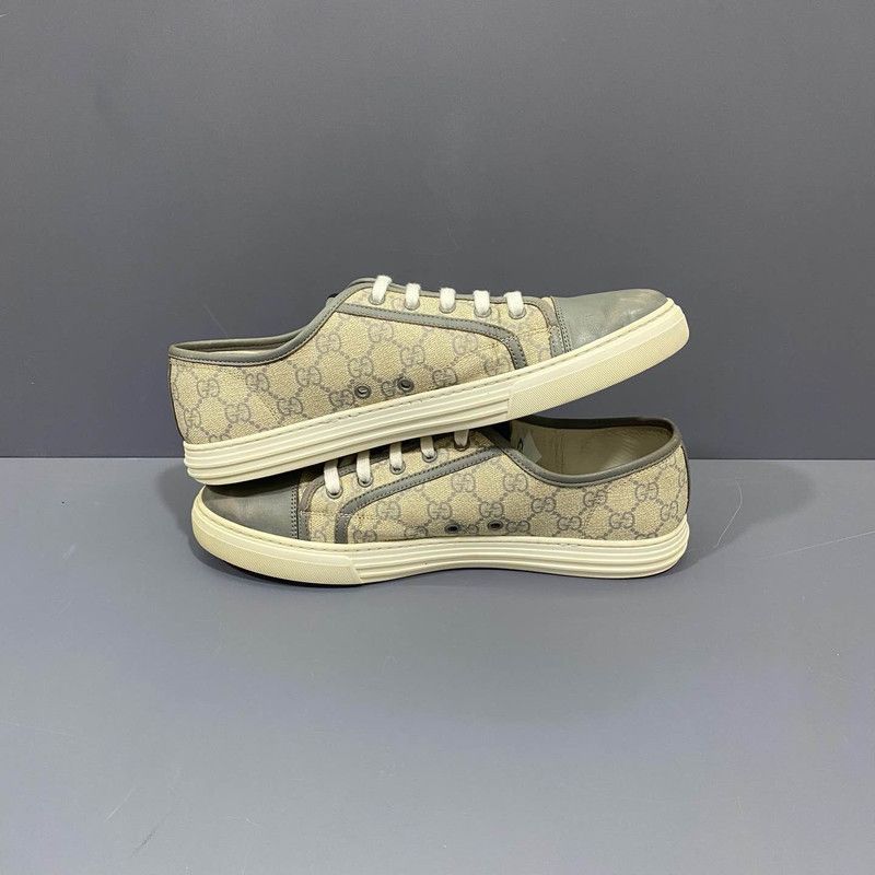 Gucci Gucci Stylish Casual Grey-Brown Sneakers for Men Size US 10.5 / EU 43-44 - 7 Thumbnail