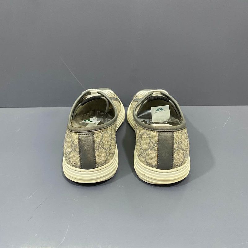 Gucci Gucci Stylish Casual Grey-Brown Sneakers for Men Size US 10.5 / EU 43-44 - 3 Thumbnail