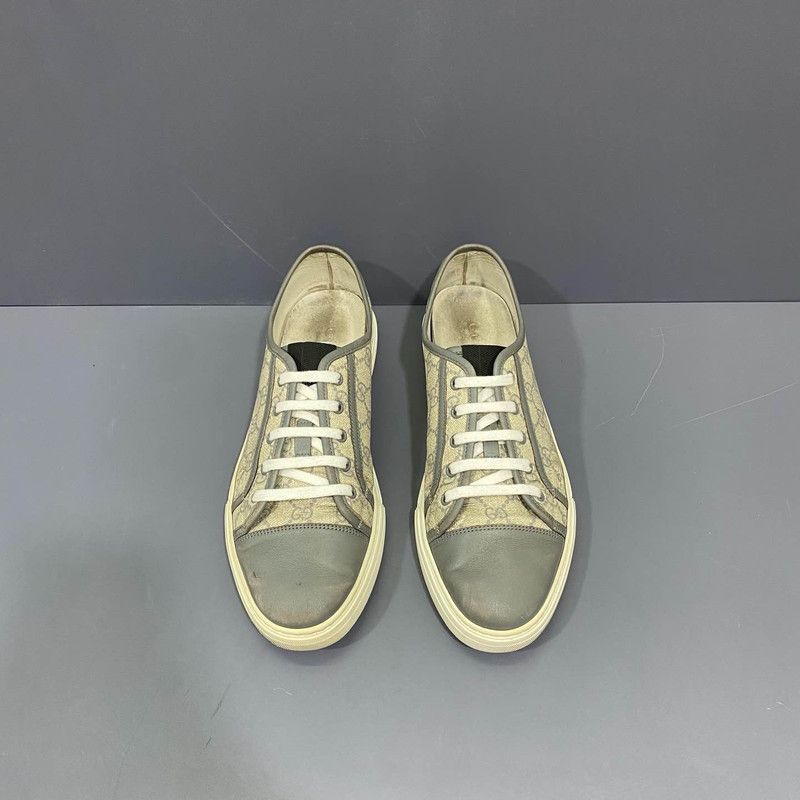 Gucci Gucci Stylish Casual Grey-Brown Sneakers for Men Size US 10.5 / EU 43-44 - 2 Thumbnail