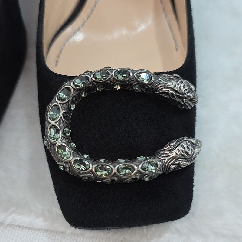 Gucci Gucci Classic Black Leather Flat Shoes Size US 6.5 / EU 39-40 - 8 Thumbnail