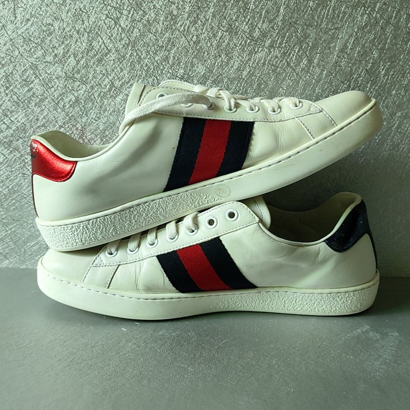Gucci Gucci Ace Loved Embroidered Fashion Sneakers Size US 8 / EU 41 - 9 Thumbnail