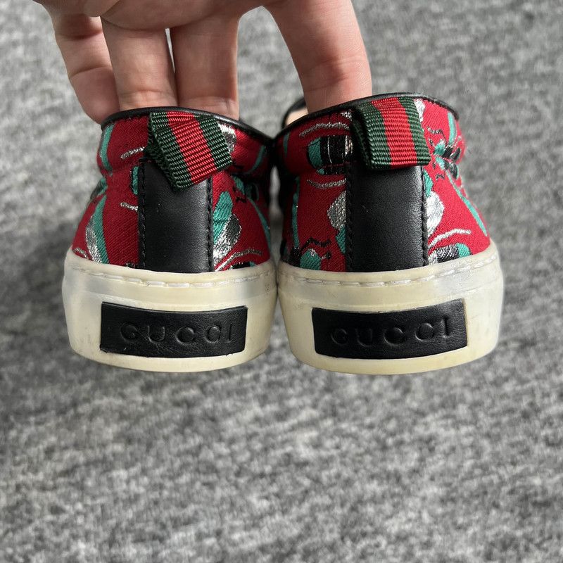 Gucci Gucci Colorful Insect Embellished Low-top Sneakers Size US 6.5 / EU 39-40 - 3 Thumbnail