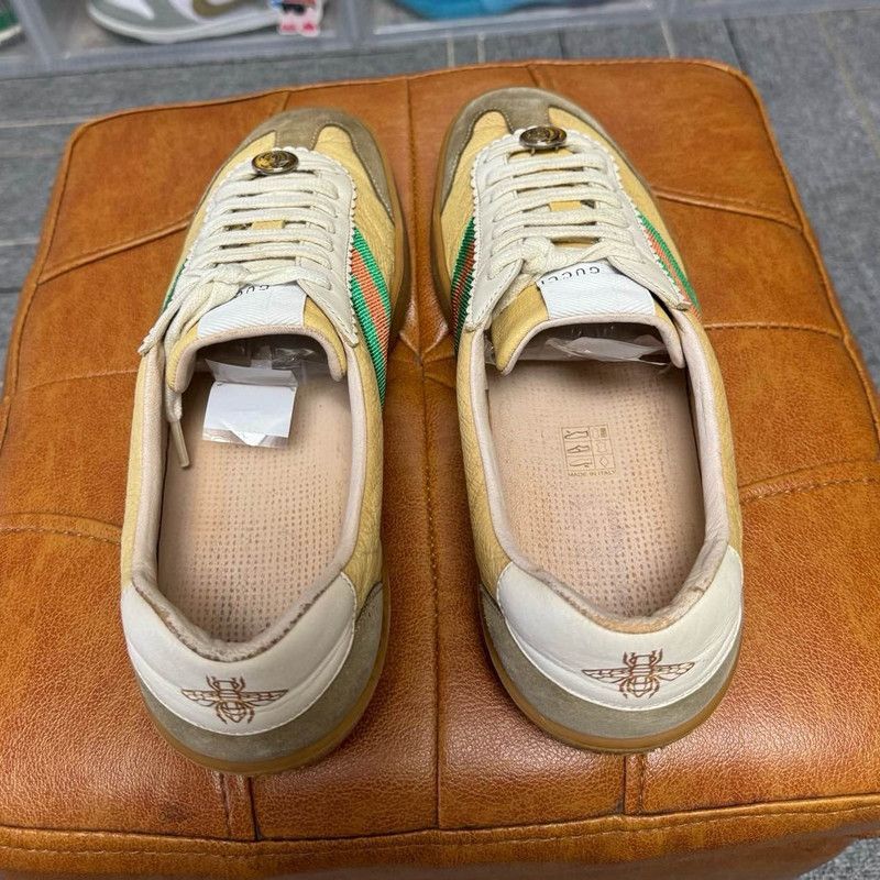 Gucci Gucci G74 Web Low-top Fashion Sneakers Size US 9.5 / EU 42-43 - 6 Thumbnail