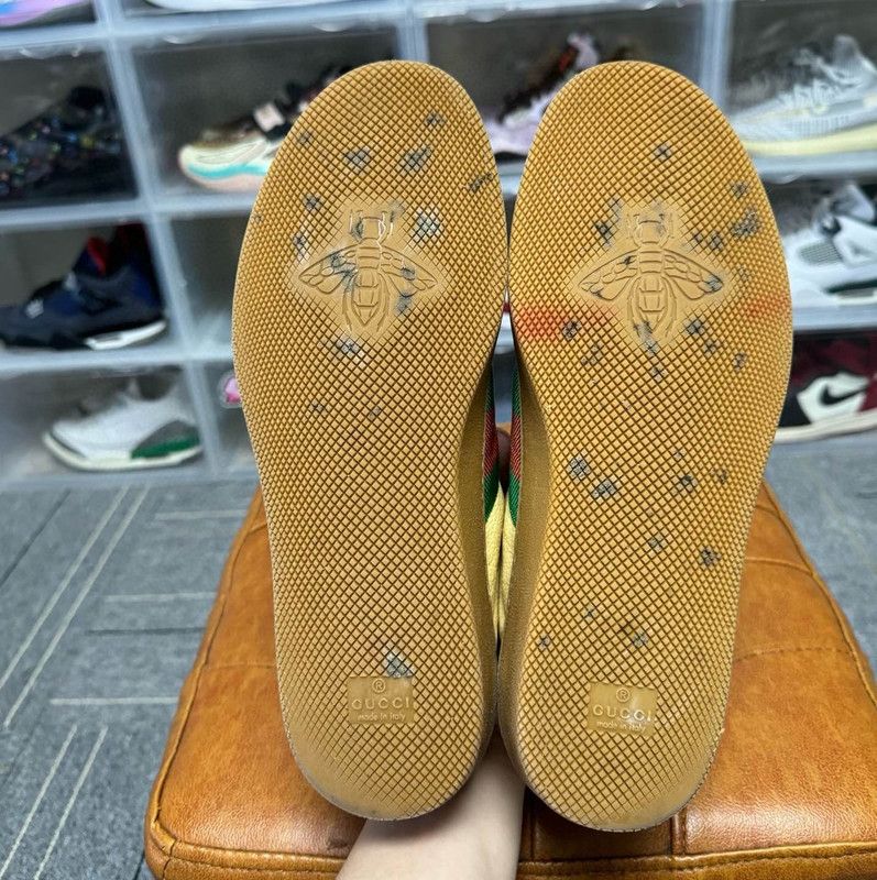 Gucci Gucci G74 Web Low-top Fashion Sneakers Size US 9.5 / EU 42-43 - 4 Thumbnail
