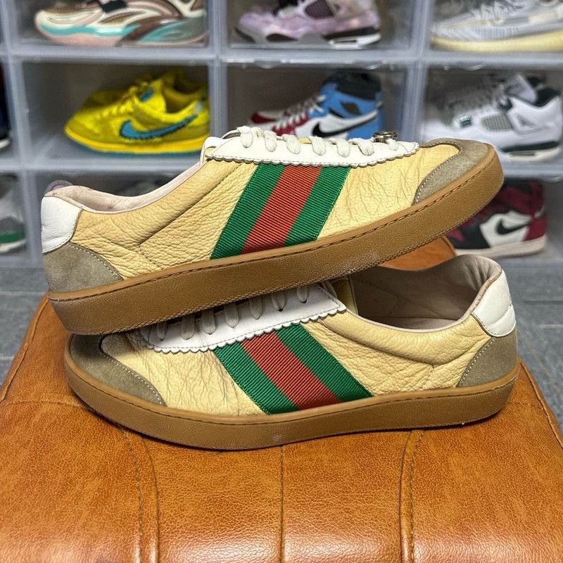 Gucci Gucci G74 Web Low-top Fashion Sneakers Size US 9.5 / EU 42-43 - 7 Thumbnail