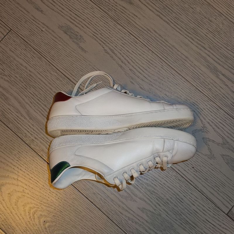 Gucci Gucci Ace Blade Sneakers with Distressed Finish Size US 8 / EU 41 - 9 Thumbnail