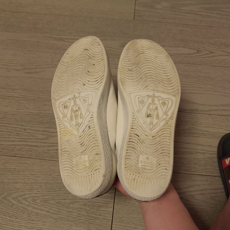 Gucci Gucci Ace Blade Sneakers with Distressed Finish Size US 8 / EU 41 - 4 Thumbnail