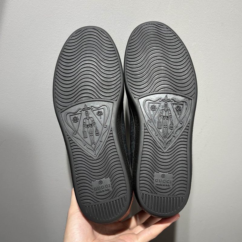 Gucci Gucci Black High-Top Fashion Sneakers for Men Size US 6.5 / EU 39-40 - 4 Thumbnail