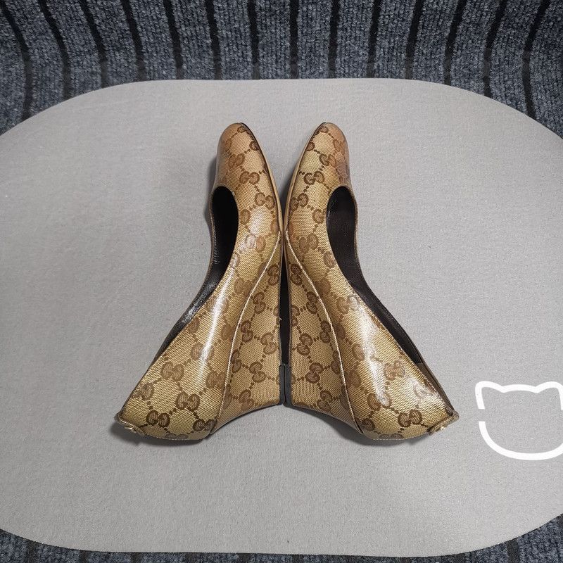 Gucci Gucci Wedge Heel Platform Shoes Size US 6.5 / EU 39-40 - 7 Thumbnail