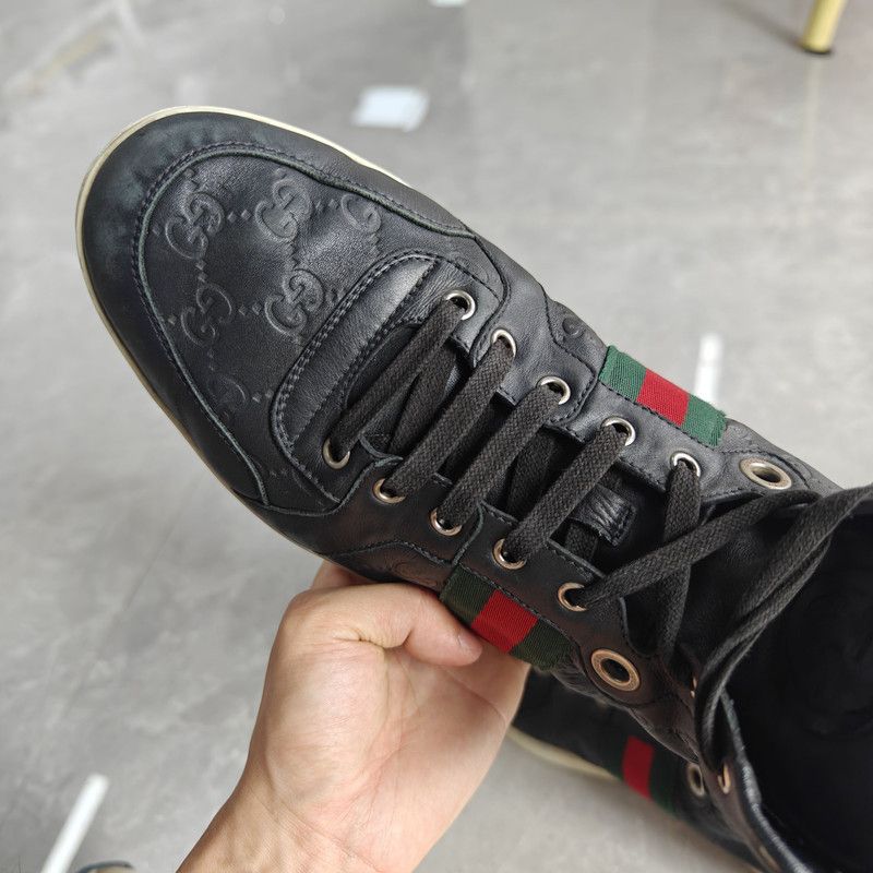 Gucci Gucci Casual Slip-Resistant Sneakers in Black Size US 10.5 / EU 43-44 - 8 Thumbnail