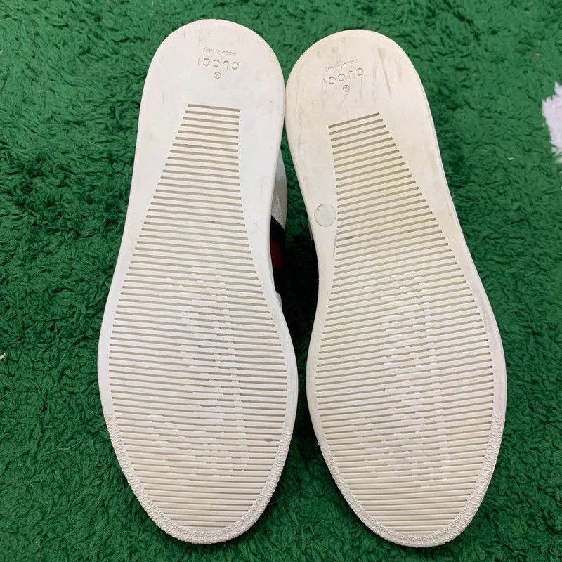 Gucci Gucci White Leather Stylish High Top Sneakers Size US 8.5 / EU 41-42 - 4 Thumbnail