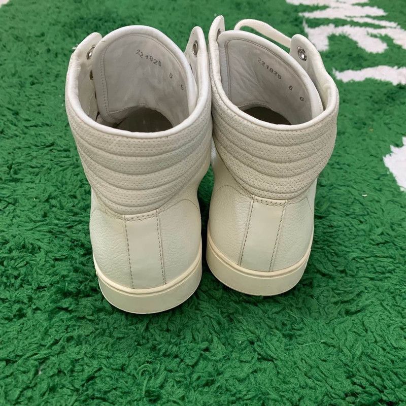 Gucci Gucci White Leather Stylish High Top Sneakers Size US 8.5 / EU 41-42 - 3 Thumbnail