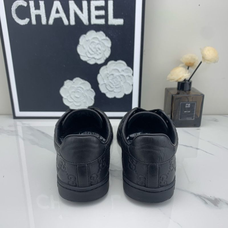 Gucci Gucci Classic Black Flat Casual Sneakers Size US 5.5 / EU 38 - 3 Thumbnail