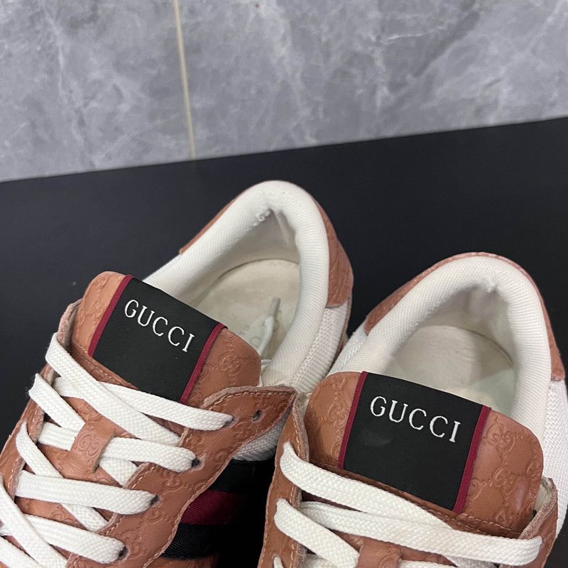 Gucci Gucci Casual Low-Top Sneakers in Orange Size US 8 / EU 41 - 9 Thumbnail