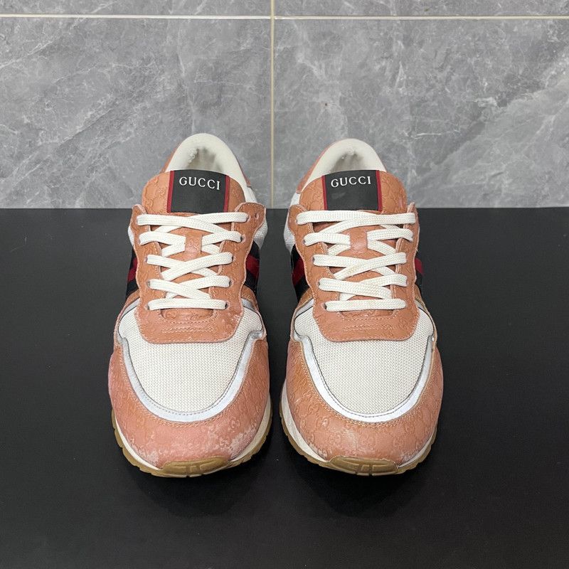 Gucci Gucci Casual Low-Top Sneakers in Orange Size US 8 / EU 41 - 2 Thumbnail