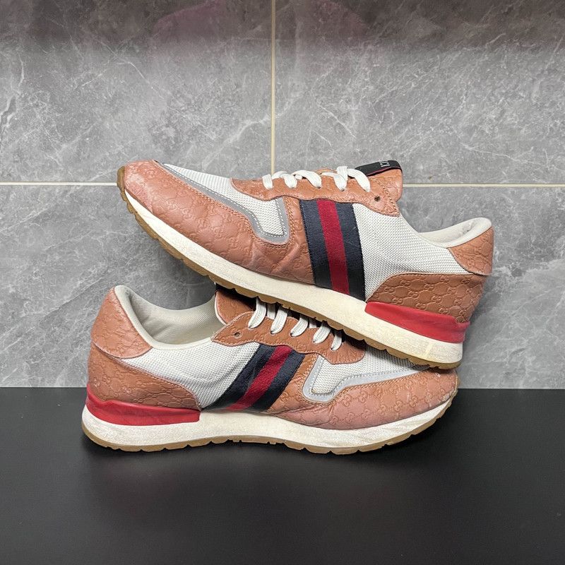 Gucci Gucci Casual Low-Top Sneakers in Orange Size US 8 / EU 41 - 7 Thumbnail