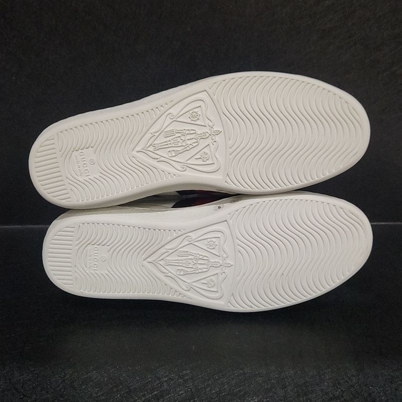 Gucci Gucci ACE High-Top Sneaker with Tiger Patch Size US 8 / EU 41 - 4 Thumbnail