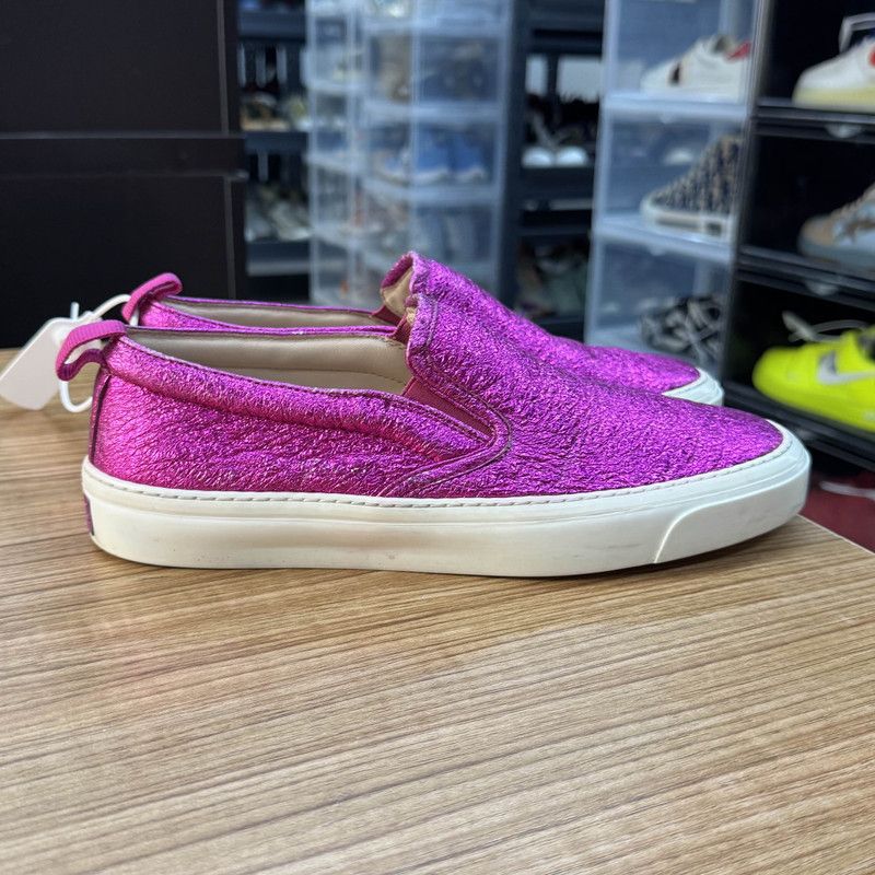 Gucci Gucci Stylish Leather Slip-On Sneakers in Plum Size US 7.5 / EU 40-41 - 7 Thumbnail