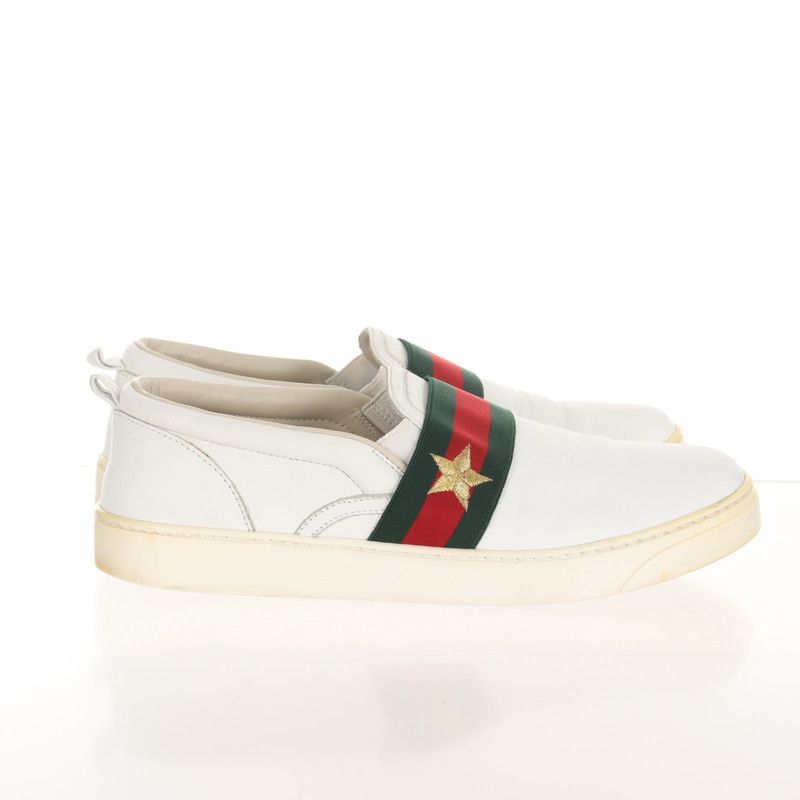 Gucci Gucci Casual Slip-On Sneakers in White Size US 6 / EU 39 - 3 Thumbnail