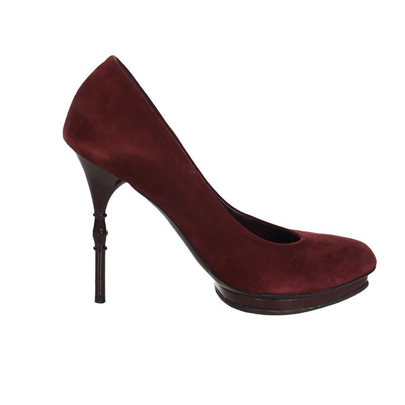 Gucci Gucci Red Suede High Heels Size US 7.5 / EU 40-41 - 5 Thumbnail