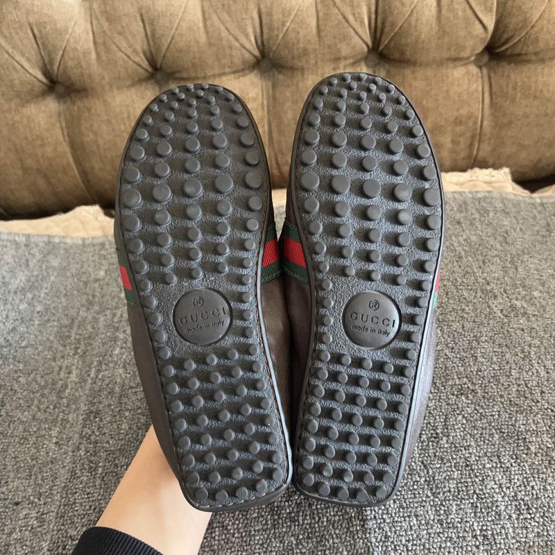 Gucci Gucci Brown Loafers for Men Size US 8.5 / EU 41-42 - 4 Thumbnail