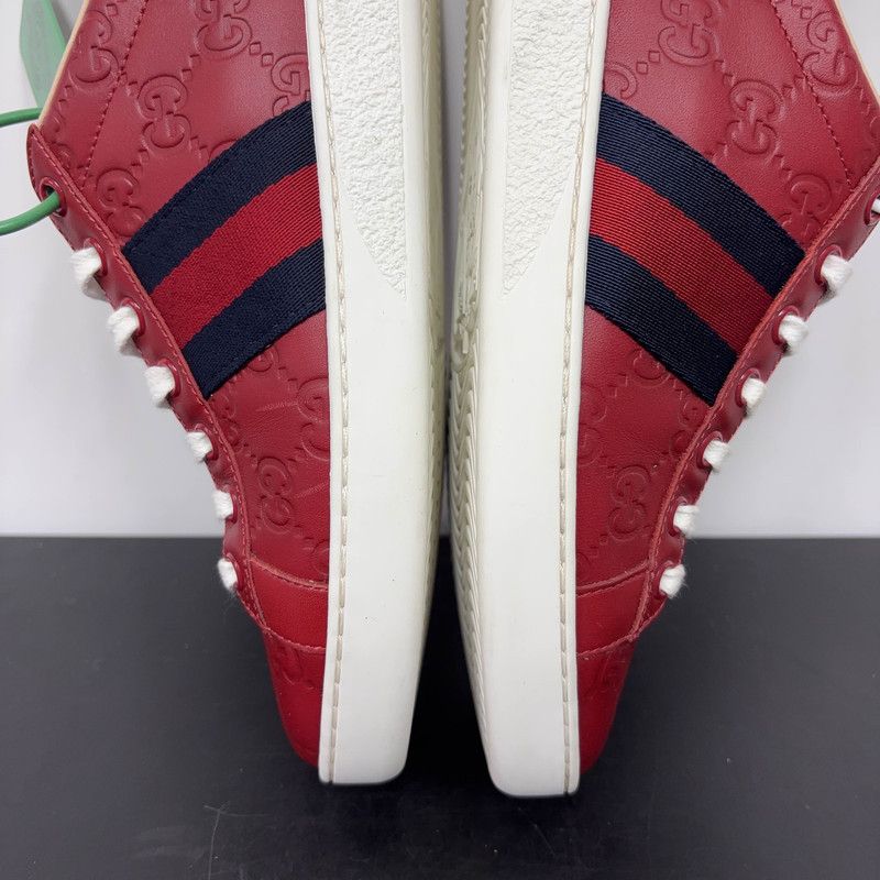 Gucci Gucci Ace Leather Low-Top Sneakers Size US 6.5 / EU 39-40 - 8 Thumbnail