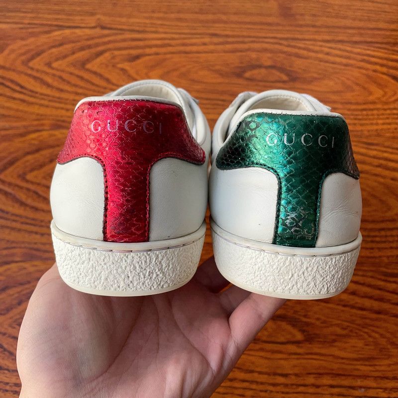 Gucci Gucci Ace Tiger Embroidered Low-Top Sneakers Size US 8 / EU 41 - 3 Thumbnail