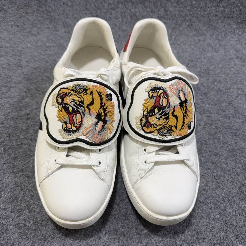 Gucci Gucci ACE Tiger Strap Fashion Sneakers Size US 10.5 / EU 43-44 - 2 Thumbnail