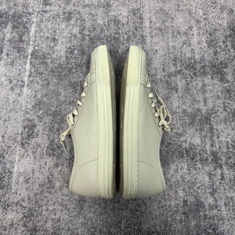 Gucci Gucci Full Leather Low-top Sneakers in Gray Size US 10.5 / EU 43-44 - 7 Thumbnail