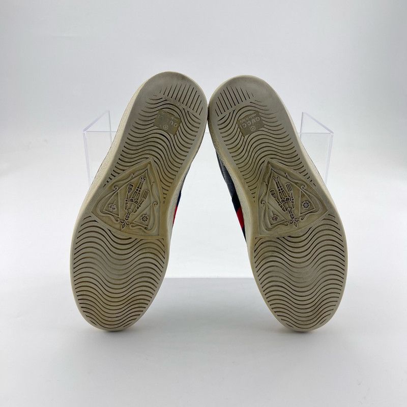 Gucci Gucci Black Ace GG Supreme Fashion Sneakers Size US 8 / EU 41 - 4 Thumbnail