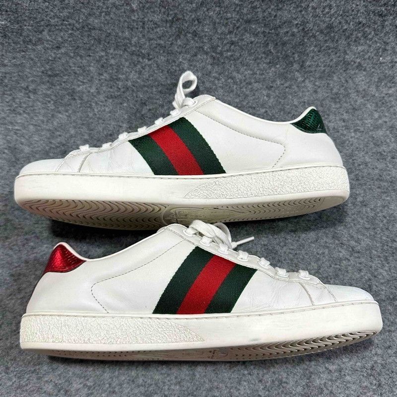 Gucci Gucci Ace Leather Fashion Sneakers for Men Size US 8 / EU 41 - 2 Thumbnail