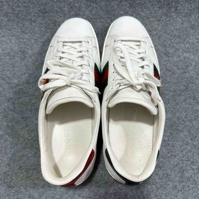 Gucci Gucci Ace Leather Fashion Sneakers for Men Size US 8 / EU 41 - 7 Thumbnail