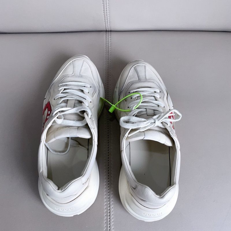 Gucci Gucci Rhyton Men's Casual Sneakers with Lip Print Size US 8.5 / EU 41-42 - 4 Thumbnail