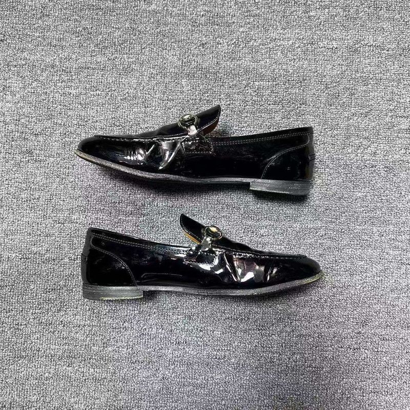 Gucci Gucci Black Patent Leather Loafers for Men and Women Size US 5.5 / EU 38 - 7 Thumbnail