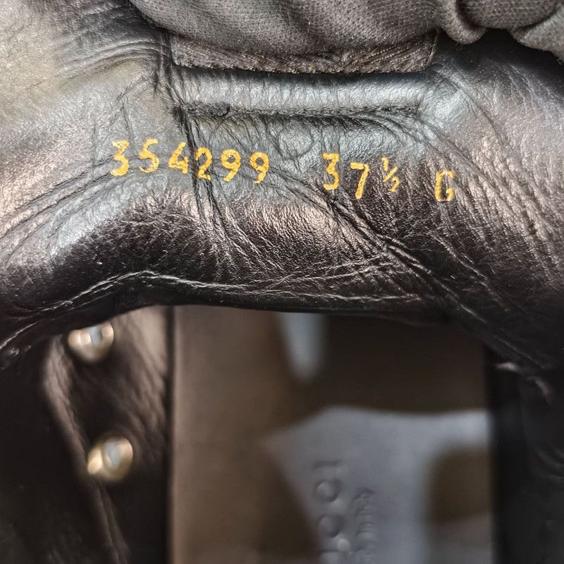 Gucci Gucci Black High-Top Sneakers with Studded Toes Size US 7.5 / EU 40-41 - 5 Thumbnail
