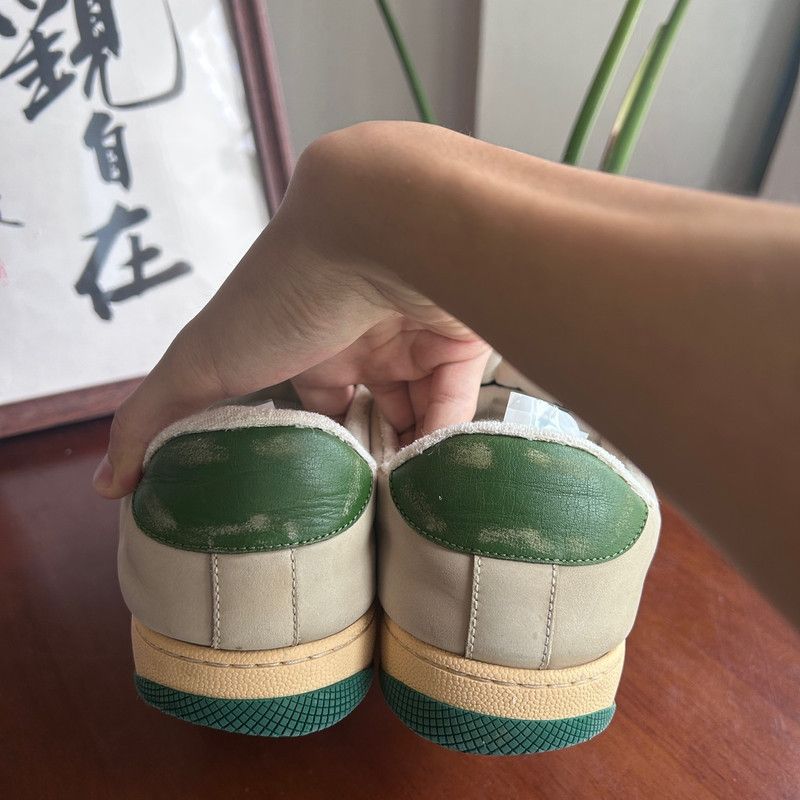 Gucci Gucci Screener Vintage Sneakers in Gray Green Size US 7.5 / EU 40-41 - 3 Thumbnail