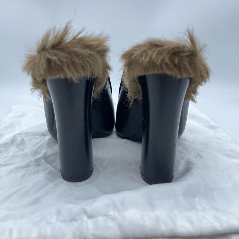 Gucci Gucci Black High Heel Mules with Horsebit Size US 7.5 / EU 40-41 - 4 Thumbnail
