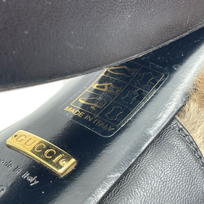 Gucci Gucci Black High Heel Mules with Horsebit Size US 7.5 / EU 40-41 - 9 Thumbnail