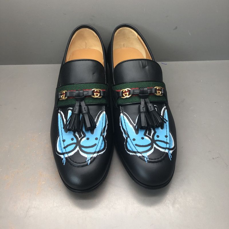 Gucci Gucci Interlocking Leather Loafers for Lunar New Year Size US 7.5 / EU 40-41 - 2 Thumbnail