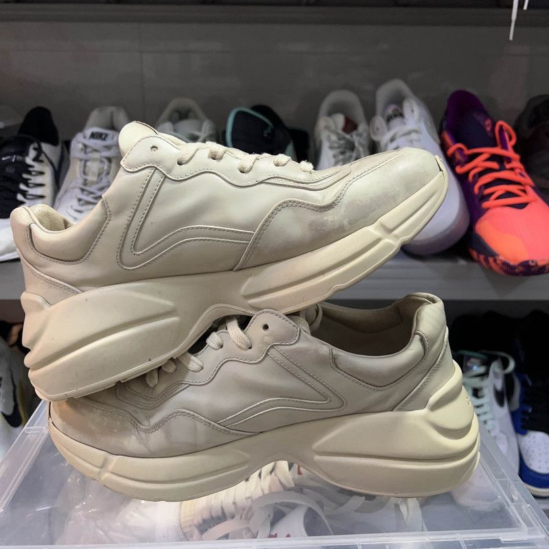 Gucci Gucci Rhyton Logo White Low-Top Sneakers Size US 8.5 / EU 41-42 - 7 Thumbnail