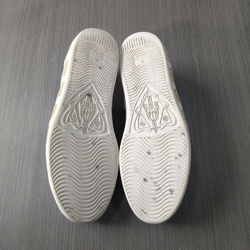 Gucci Gucci Ace Floral Print Sneakers Size US 10.5 / EU 43-44 - 4 Thumbnail